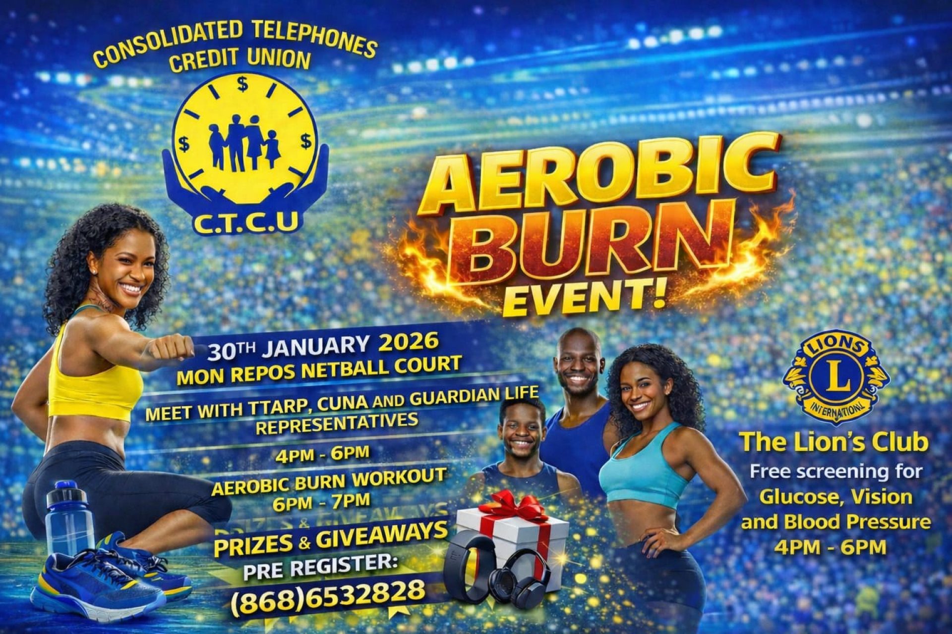 CTCU AEROBIC BURN 2026 FLYER