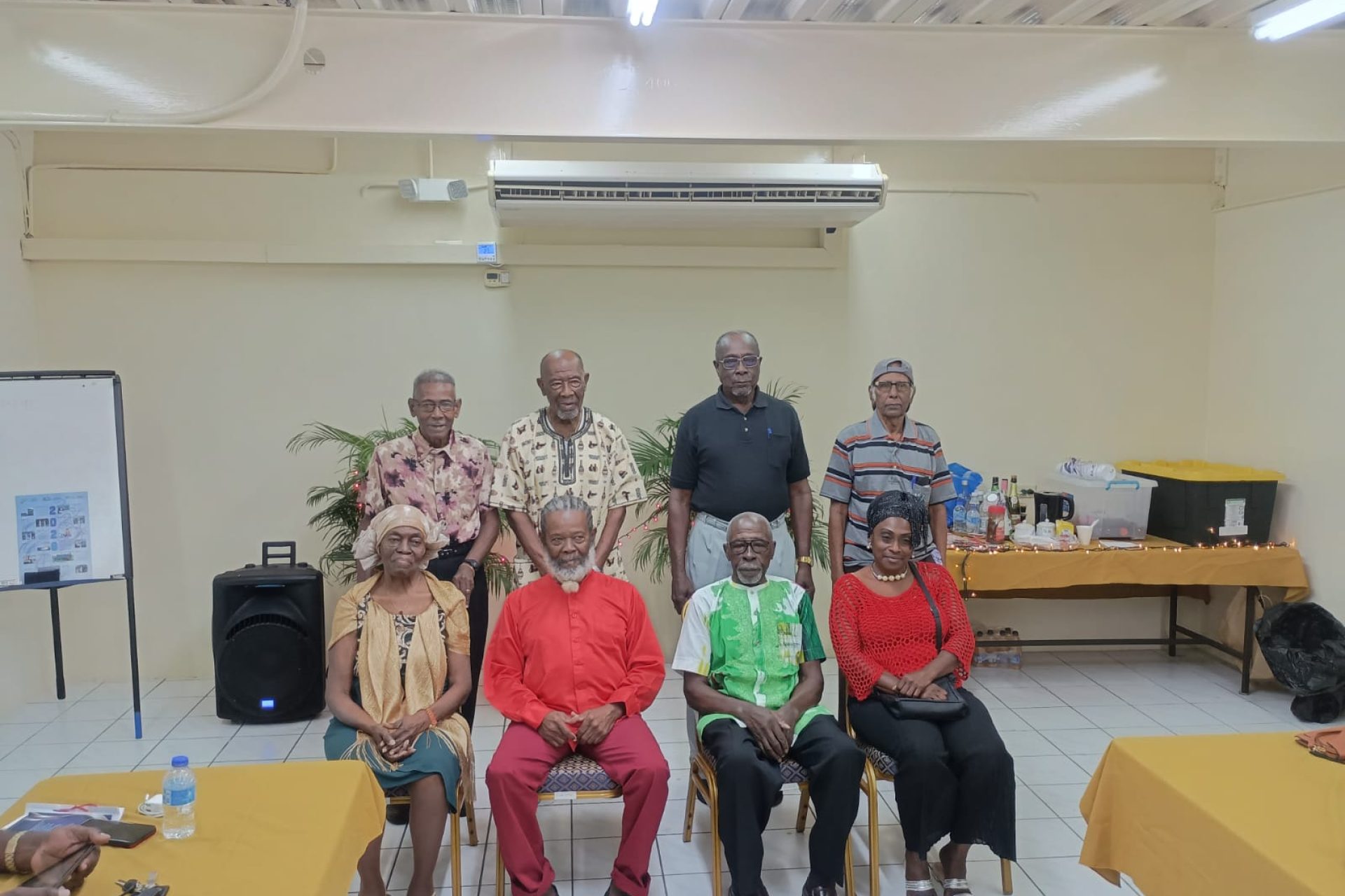 PHOTO OF OUR SENIOR MEMBERS RECGONIZED FROM THE AGES 80 TO 90 YEARS